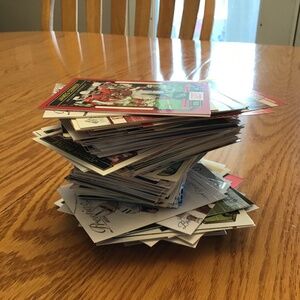 Lot 185 football cards